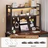 Iron Art Pegboard Bookshelf & Desk Organizer for Home or Dorm