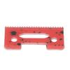 Ceramic Hair Clipper Cutter Blade 49pcs Incisive Teeth Replacement Hair Trimmer Cutter Blade Red