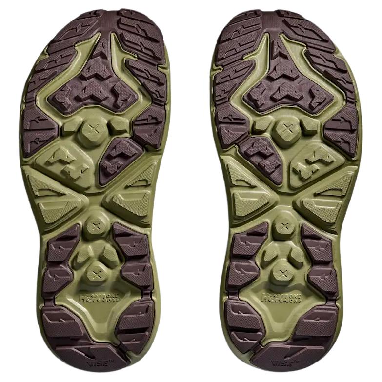 HOKA ONE ONE HOPARA 2 River Trekking Shoes Men's Purple Green 1147650-WNTW