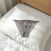 Sheer Lace Mesh Women Thong Floral T-Back Panties Thin Lace Flower Briefs  Lady