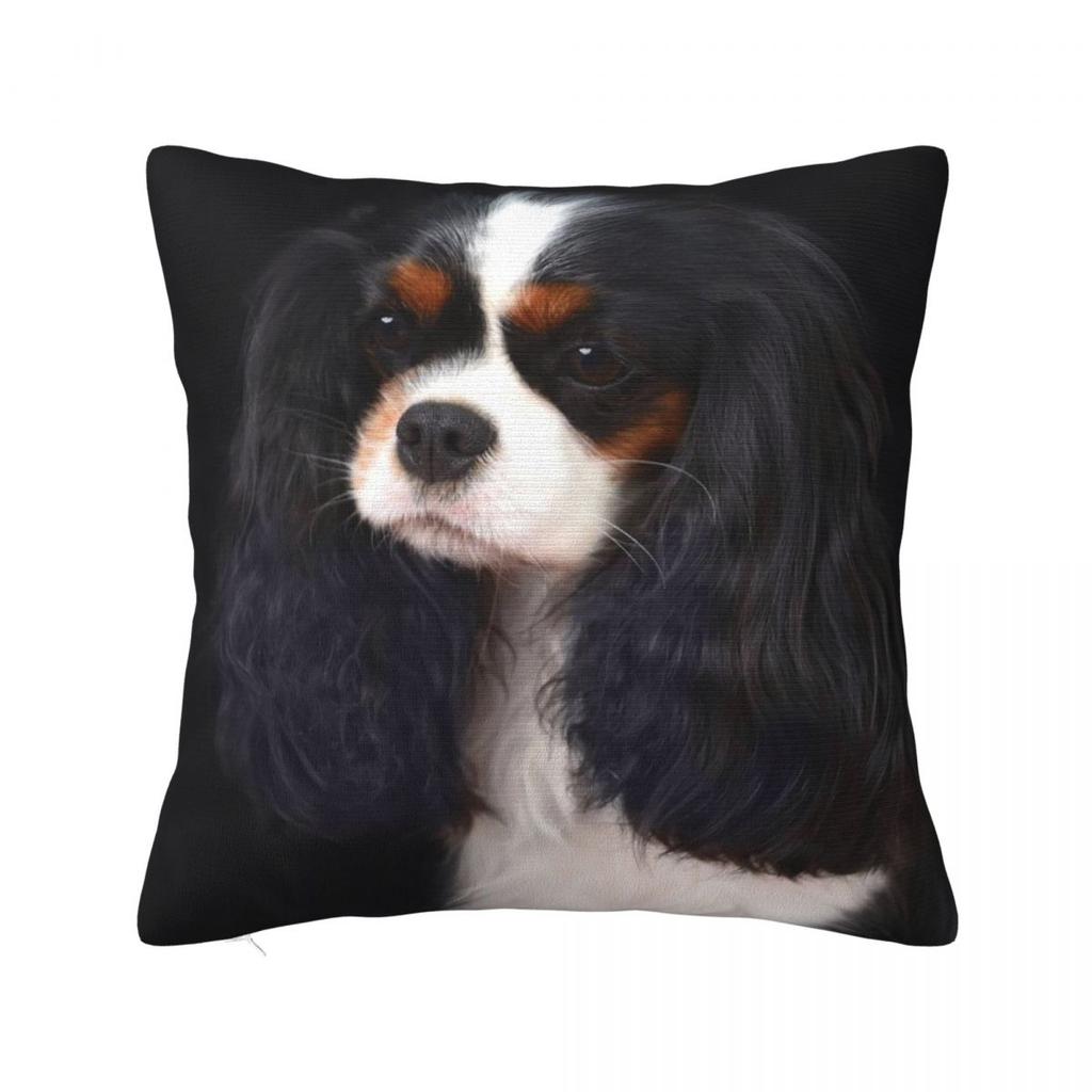 Poszewka na kwadratową poduszkę Cavalier King Charles Spaniel Poszewka na poduszkę Poszewka na poduszkę Dekoracyjna poszewka na poduszkę do domu, sypialni, samochodu
