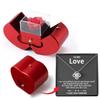 Regalo di Compleanno Alla Fidanzata Scatola Portagioie Mela Rossa Collana Rosa Eterna Mamma Moglie Matrimonio Capodanno San Valentino Accessori