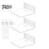 Modern Home Decor Wall Accessories Mounted Floating Shelves Set, Durable Acrylic Ledge Shelves, Space Adhesive for Figures Saving Storage Security
