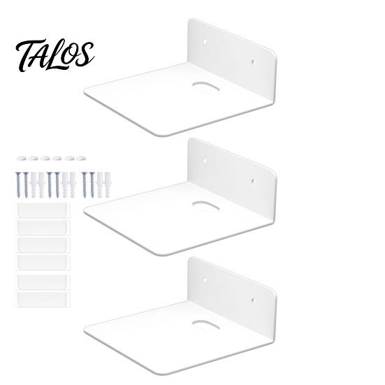 Modern Home Decor Wall Accessories Mounted Floating Shelves Set, Durable Acrylic Ledge Shelves, Space Adhesive for Figures Saving Storage Security
