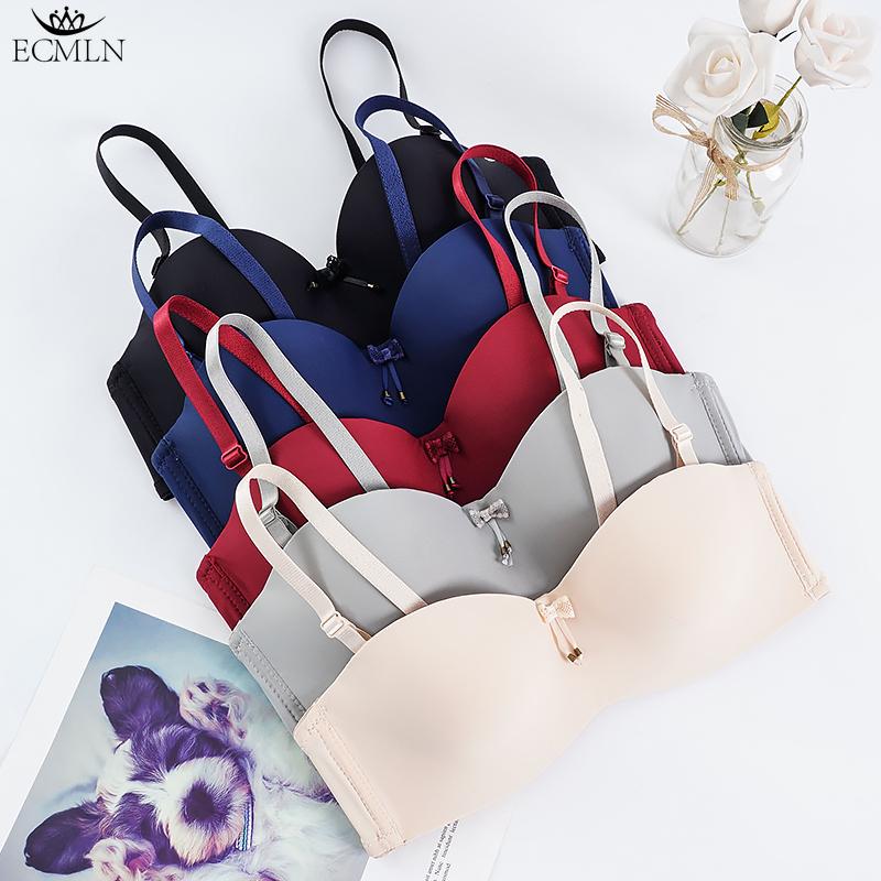 Kaufe Nahtloser Push Up BH 1/2 Tasse Kleine Brüste Große Unterwäsche ...