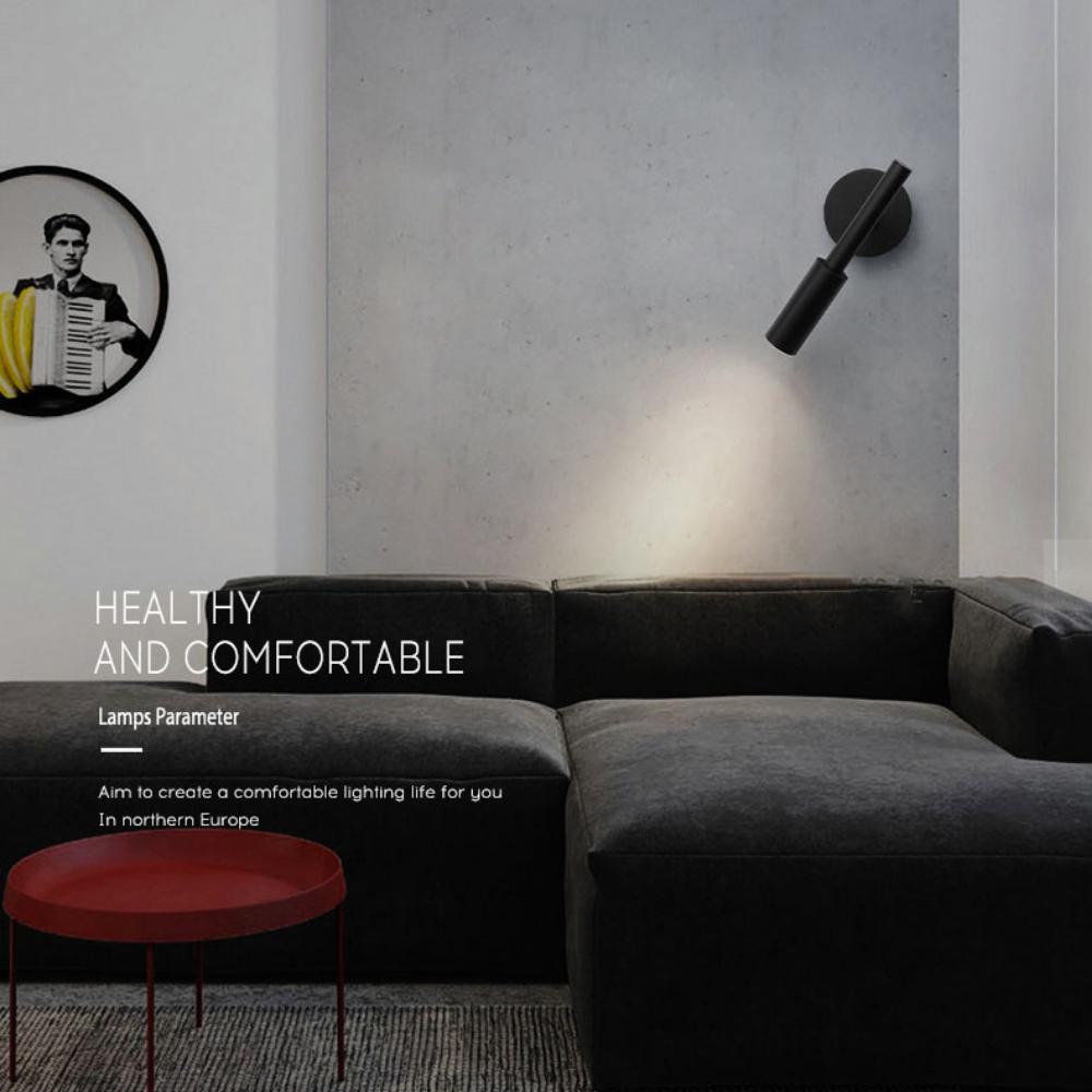 Modern Vintage Bedside Wall Lamp Led Nordic Adjustable Wall Lamps LED Light Living Room Bedroom Bathroom Lighting Decoration