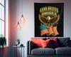 USA Flag 250th Anniversary Tapestry 17762026 Patriotic God Bless America Wall Decor Celebration Banner Gift Flat Print