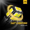 10Pcs AUXITO T10 Canbus LED Lights W5W 168 LED Bulbs No Error 2835 SMD 6000K White Car Interior Lighting Automotive Dome Lamp