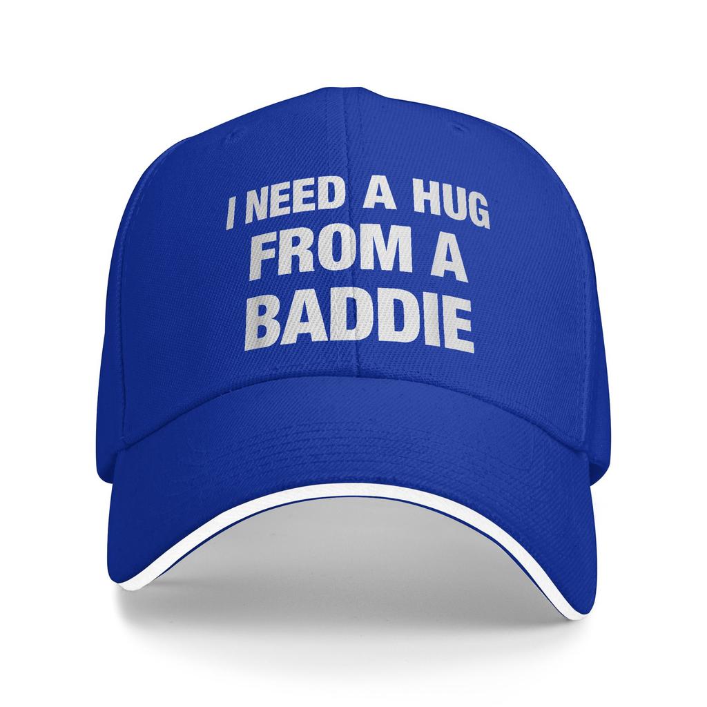 Summer I Need A Hug from A Baddie Funny Saying Quote Baseball Cap  Hunting Camping Y2k Retro Custom Logo Sun Hip Hop Hats