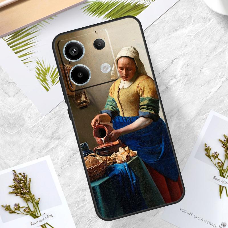 Johannes Vermeer Case For Redmi Note 12 9 10 11 13 Pro Plus 9S 10S 11S 12S Cover For Redmi 12 10C 12C 13C