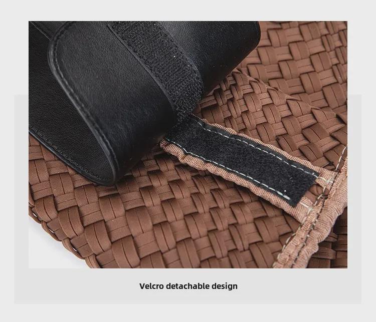 Korean Style Hand-Woven Bags: Fashionable, Casual, Large-Capacity Shoulder and Underarm Bags for Women.