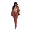 2024 Autumn Women's High-end Solid Color Commuter Suit & Long Pants Two-piece Set