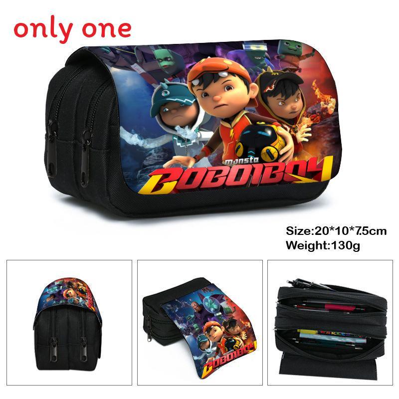 Elements Hero Boboiboy Layer Pencil Case With Spacious Storage For Students And Kids