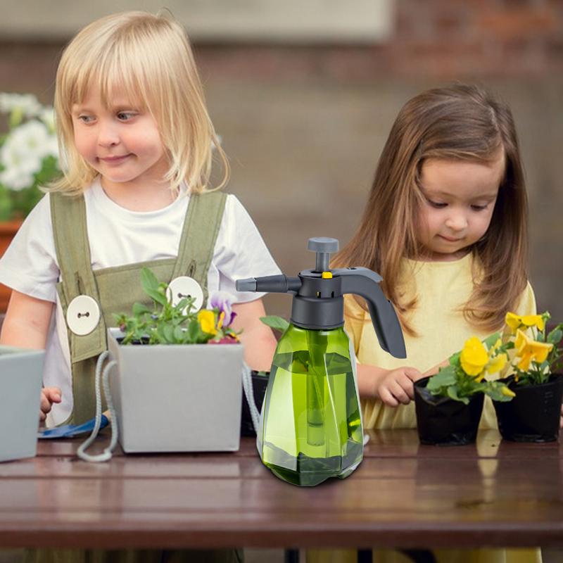 Air Pressure Watering Can Indoor Large Pressure Watering Can 1.5L Large Capacity Clear Water Bottle for Outdoor Plant Flower