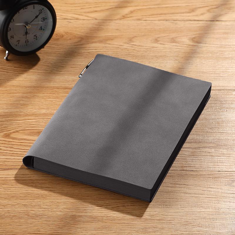 Retro A5 Blanko Notizbuch - Verdickter Notizblock für Büro & Uni, personalisierbar mit Logo