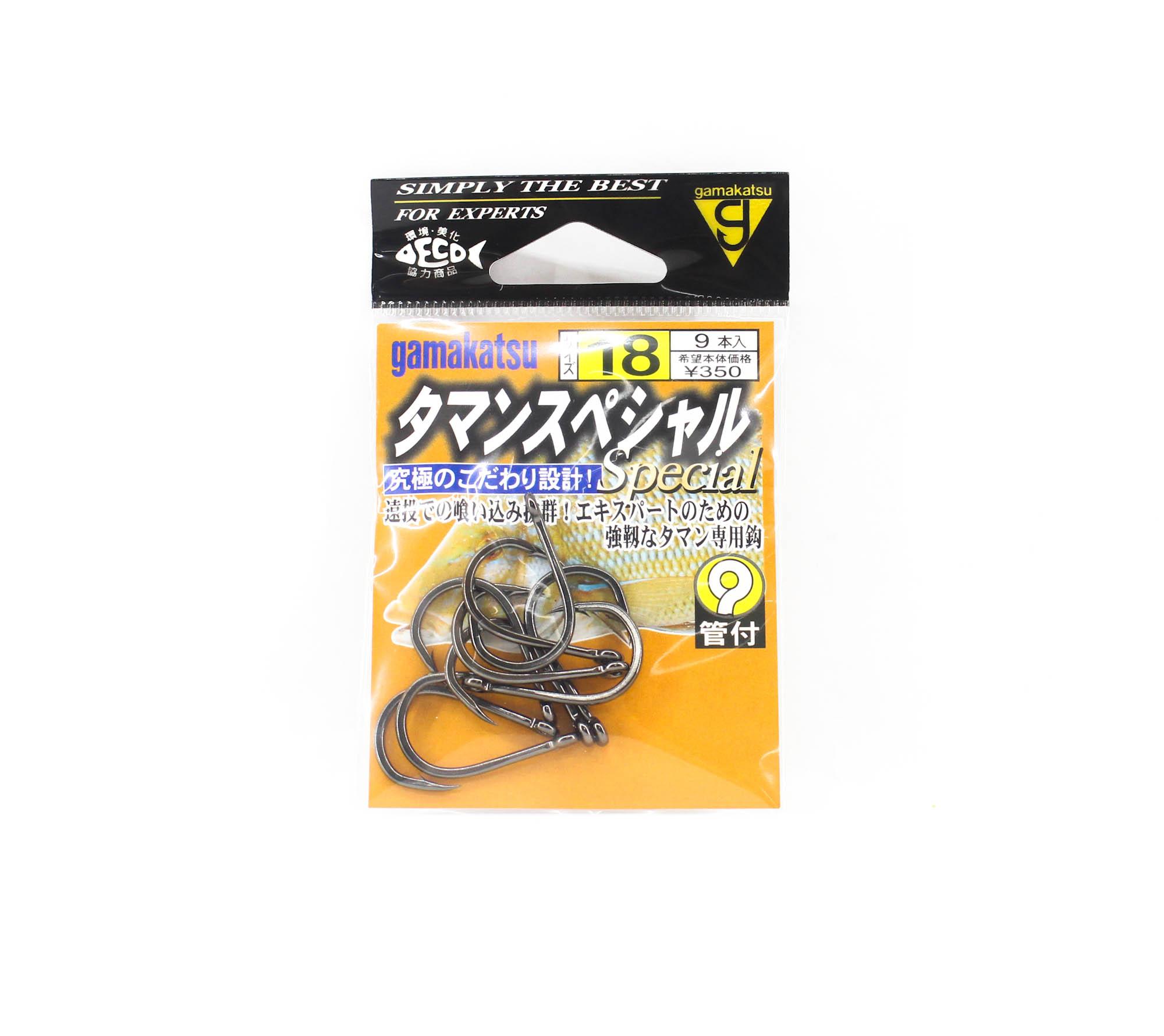 

Gamakatsu 67141 Taman Special Hook NS Size 18, 9 Per Pack (4026)