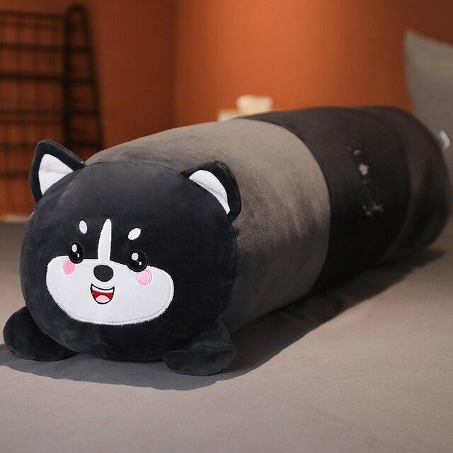 Adorable Dinosaur Lion Unicorn Husky Plush Toys Stuffed Soft Long Pillow for Kids Girls Birthday Valentine S Gift 85cm