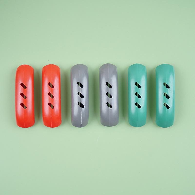 

6pcs Silicone Heat Insulation Oven Handle -hot Pot Clip Kitchen Accessories One Size красный