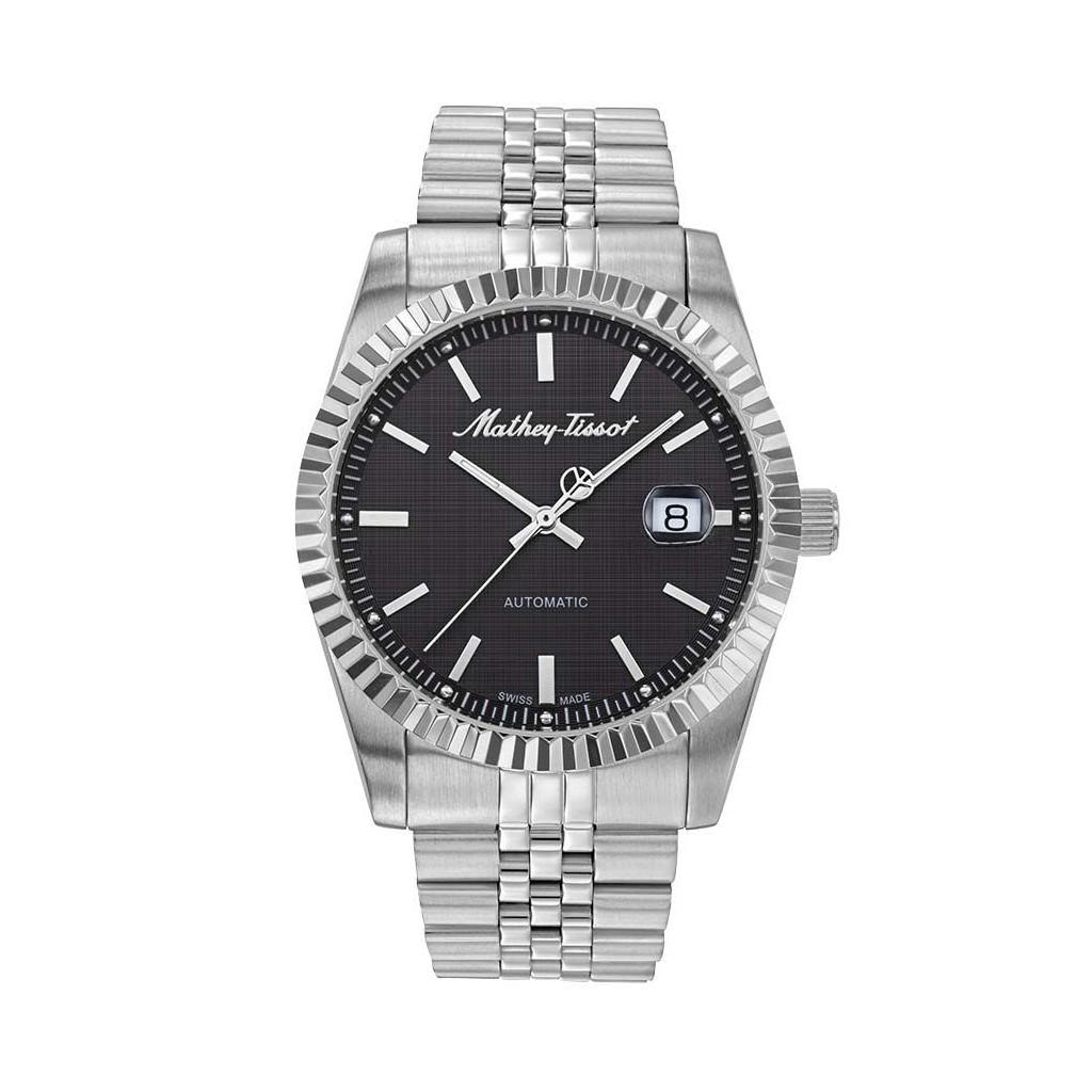 

Mathey-Tissot Mathy III Автоматические мужские часы из нержавеющей стали с черным циферблатом H1810ATAN чёрный