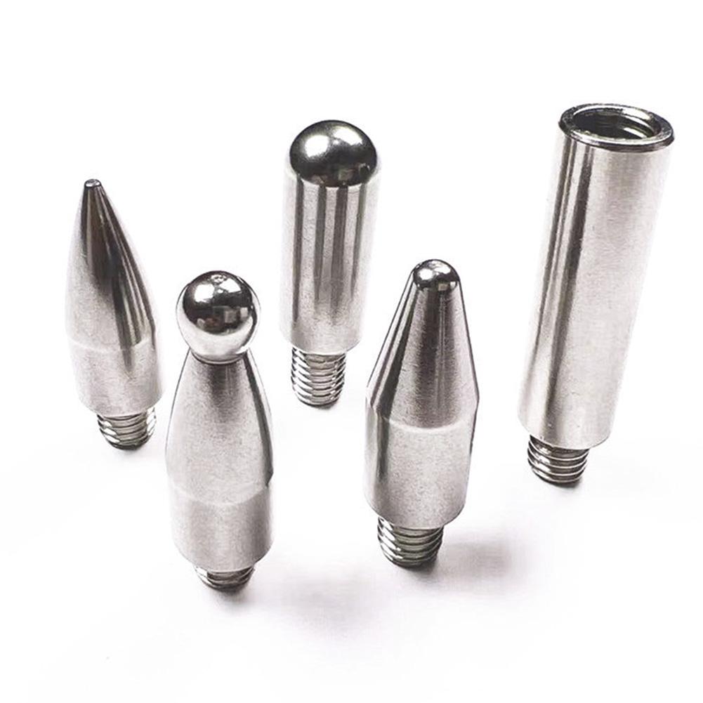 8PCS Car Dent Rod Tips Autobody Dent Removal Kit Paintless Dent Removal Hook Tips Slide Hammer Tips Rubber Hammer HAND TOOL