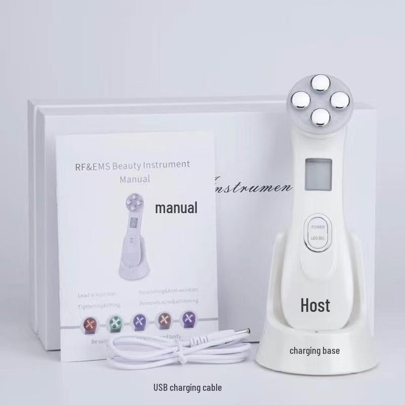 LED Beauty Device: Face Mask Lifting, Firming, and Rejuvenation with EMS & RF Technology