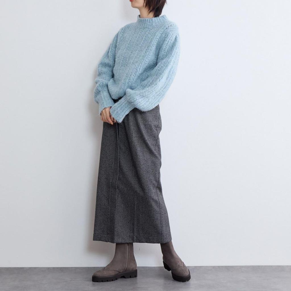 HIMIKO/Himiko/Medallion Side Gore Track Sole Boots/641408 Gray 240