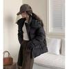 2024 Winter Down Jacket Women's Loose Fashion Thickened Short 90 White Duck Down Warm Jacket