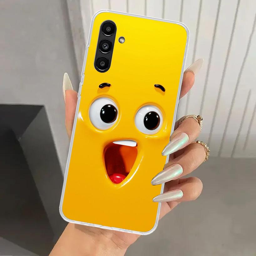 Funny Face Cute Phone Case for Samsung Galaxy A16 A26 A36 A56 A15 A25 A35 A55 A14 A24 A34 A54 A13 A23 A33 A53 A05S A04S A03S A15