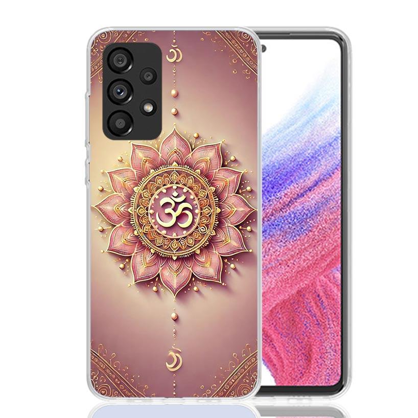 Mandala Chakra Insist Yoga Phone Case For Samsung Galaxy A52 A32 A22 A12 A02S A50S A30S A51 A31 AA71 Note 20 Ultra 10 S10 Plus G
