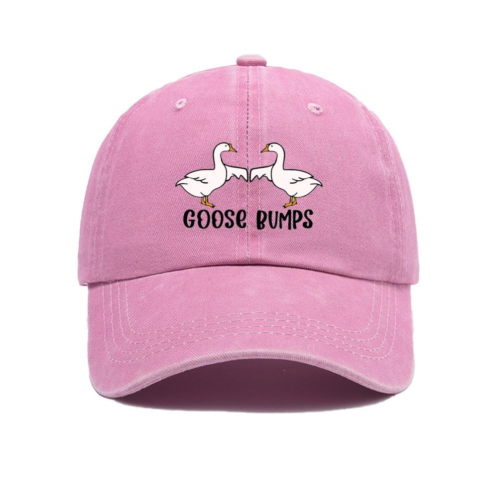 New hot-selling printed washed retro printed baseball cap dad hat dad hat duck tongue