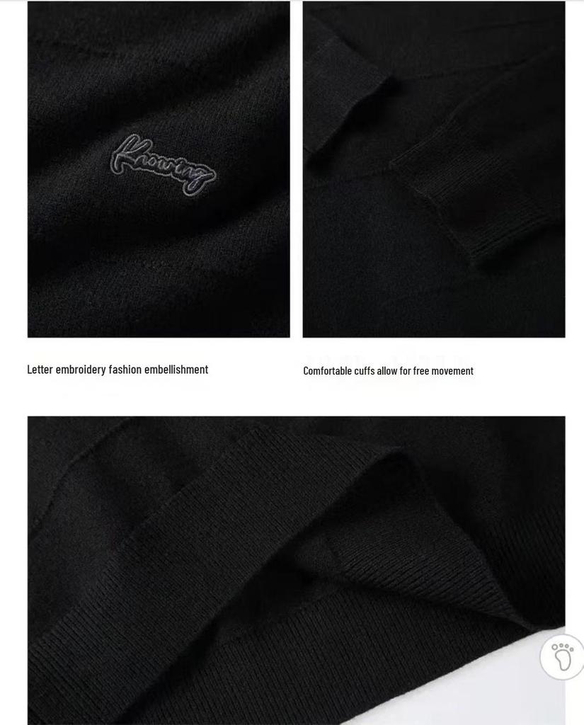 Heren Herfst Business Casual Effen Gebreide Kleding - Veelzijdig & Warm