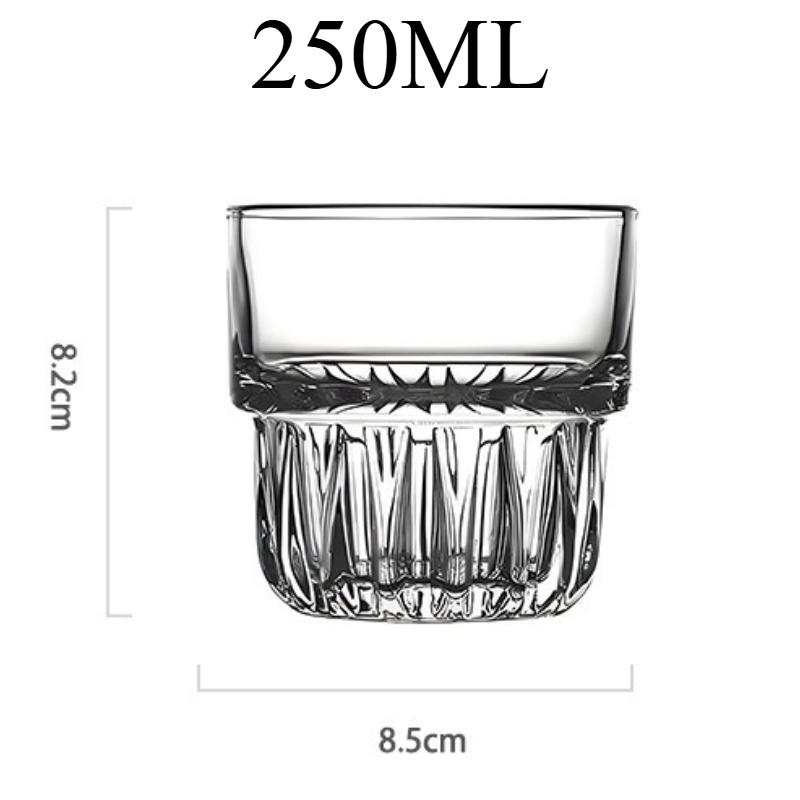 Glass Coffee Cup Ice American Style Cold Brew Latte Latte Glass Cup Minimalist Beverage Juice Flower Tea Cup