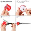 1Pcs Garden Tulip Flower Shape LED Solar Powered Waterproof Tube Lawn Lights Standing Decor for Yard Outdoor Party Xqmg