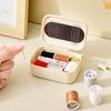 Space Saving Sewing Set Easy Sewing Manual Sewing Tool Kit Needle and Thread Box  Household