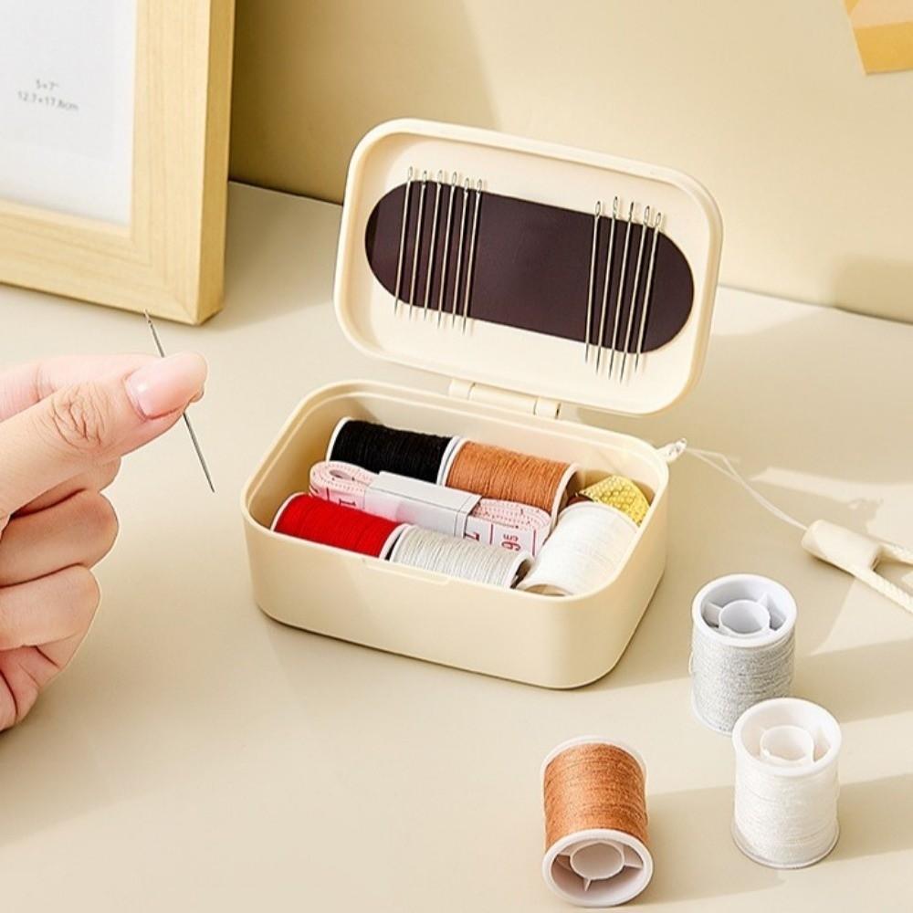 Space Saving Sewing Set Easy Sewing Manual Sewing Tool Kit Needle and Thread Box  Household