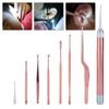 Stainless Steel Ear Spoon Light Ear Wax Pick Kit LED Earwax Cleaner Ear Care Tool