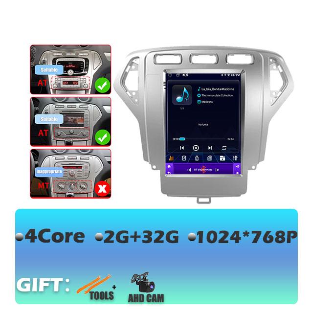 IPS DSP Android 14 For Ford Mondeo 4 2006-2010 Carplay Car Radio Multimedia Video Player Navigaion Head Unit Stereo