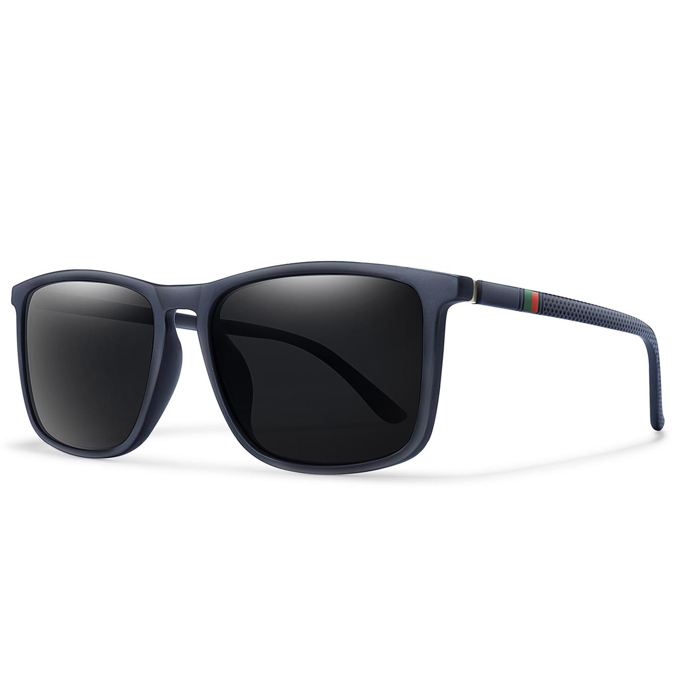 

Поляризованные квадратные солнцезащитные очки с цветными линзами для вождения, пешего туризма, езды на велосипеде и бега, солнцезащитные очки UV400 для мужчин и женщин, классические очки