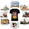 Naruto Sharingan Rinnegan Anime Graphic Tee For Fans Pure cotton T-shirt
