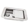 High Quality Stainless Steel Toolbox Lock RV Handle Latch Paddle Lock with 2 Keys for Trailer Truck Rustproof High Hardness Sturdy and Reliable
