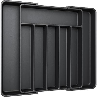 Adjustable Pantry Organizer Utensil Cutlery Drawer for Forks Knives Silverware Expandable Kitchen Drawer Kitchen Organizer Tray