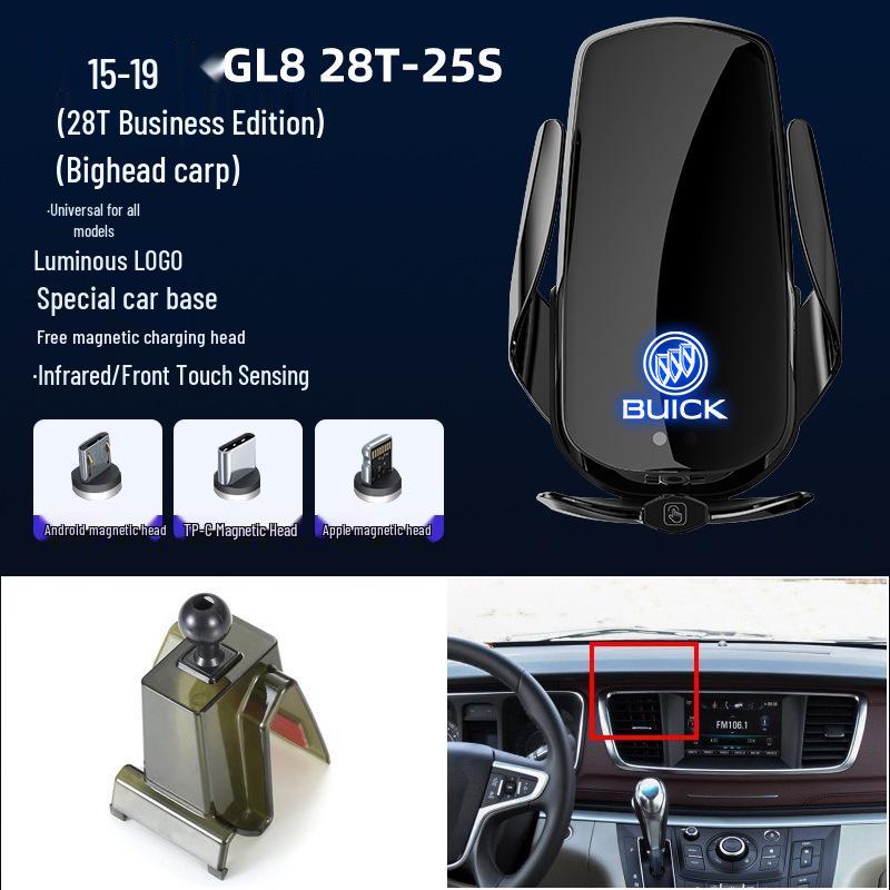 Magnetyczny Bezprzewodowy Szybki Ładowarka Uchwyt na Telefon Samochodowy do Buick GL8/Excelle/Regal/Verano/Envision
