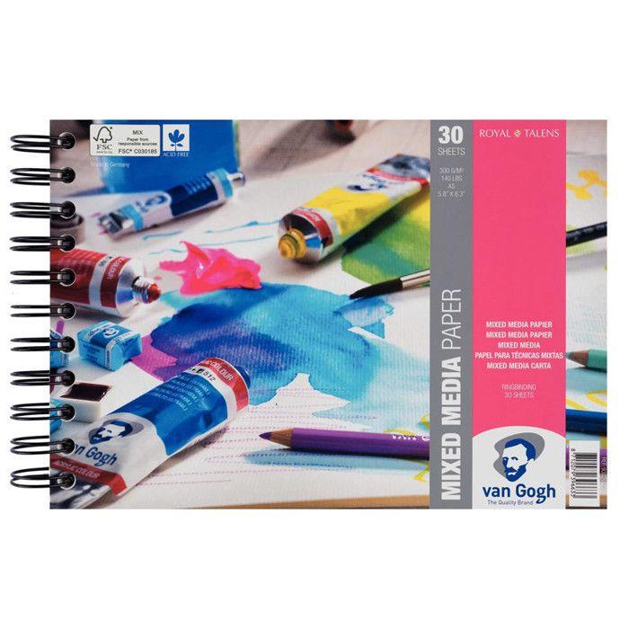Bloc à dessin - Van Gogh - A5 - 30 feuilles - 300g - Mixte