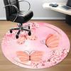 1pc Butterflies Flowers Carpet for Office, Non-slip, Soft and Durable Office Rug, Perfect for Office yy260128025