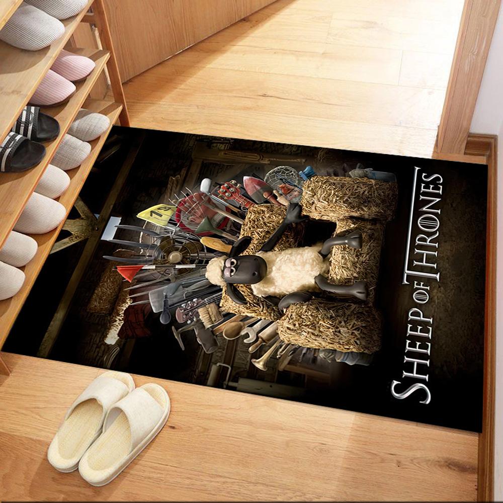 Shaun Sheep Square rugs are a great choice for living rooms, bedrooms, home décor, and as gifts.