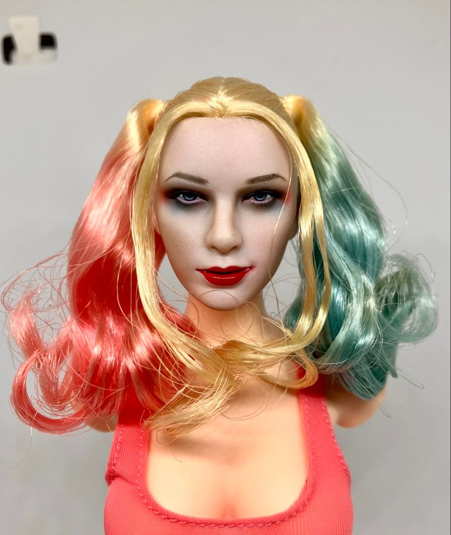 

[USED] 1/6 scale female figure head TBLeague Harley Quinn style