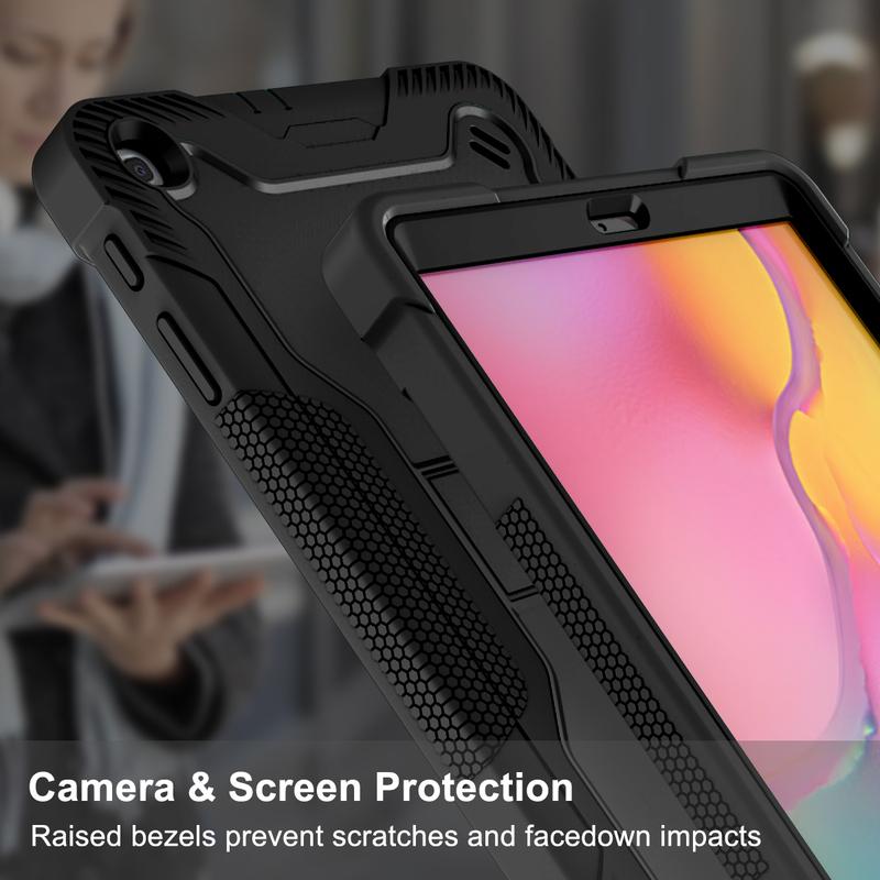 For Samsung Galaxy Tab A 8.0 A7 S6 lite A8 A9 S7/S8/S9 FE/Plus Ultra S11 A9 A11+ Case Kids Safe Armor Shockproof Hard PC Silicon Hybrid Stand Tablet