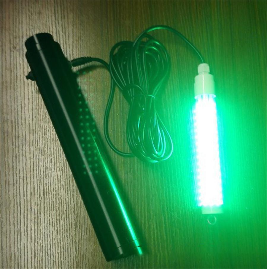 1000Lumens 12V 24V 120 LED Green Underwater Fishing Light Lamp Fish Attract