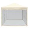 Vidaxl Foldable Party Tent With Walls, Cream, 3X6 M
