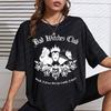 Disney Villains Bad Witches Club Vintage Tshirts Happy Halloween T Shirt Gifts Short Sleeve Oversized Tees Womens Clothing